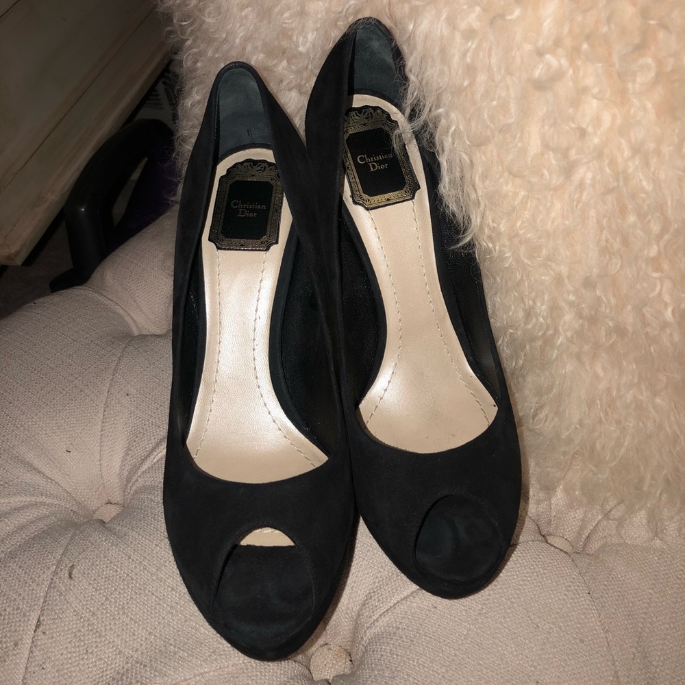 Christian Dior Block Heel Pumps